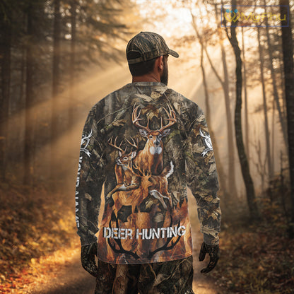 Deer Hunting Custom Name 3D All Over Printed Shirts, Deer Hunting Hoodie, Hunting Season NBT317