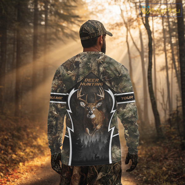 Deer Hunting Forest Camo 3D All Over Printed Shirts - Mule Deer Hunting Season, Hunting Clothes NBT35