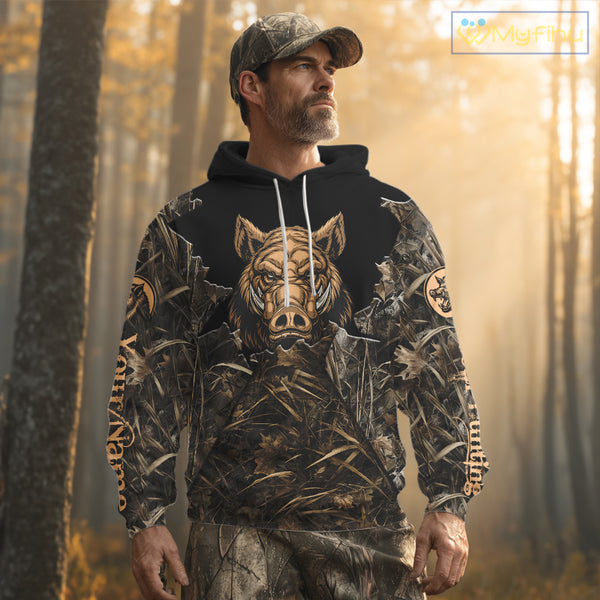 Best Wild Boar Hunting Camouflage Hunting Clothes, Boar Hunting Outfit, Hunting Gifts NBT161