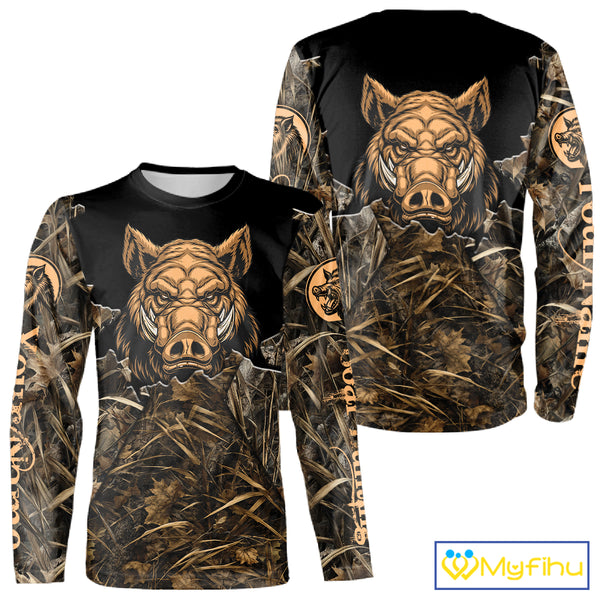 Best Wild Boar Hunting Camouflage Hunting Clothes, Boar Hunting Outfit, Hunting Gifts NBT161