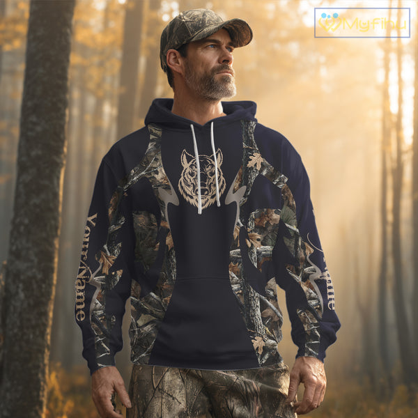 Best Wild Boar Hunting Camo Custom Name Shirts for Hunter, Gifts for Hunters NBT171