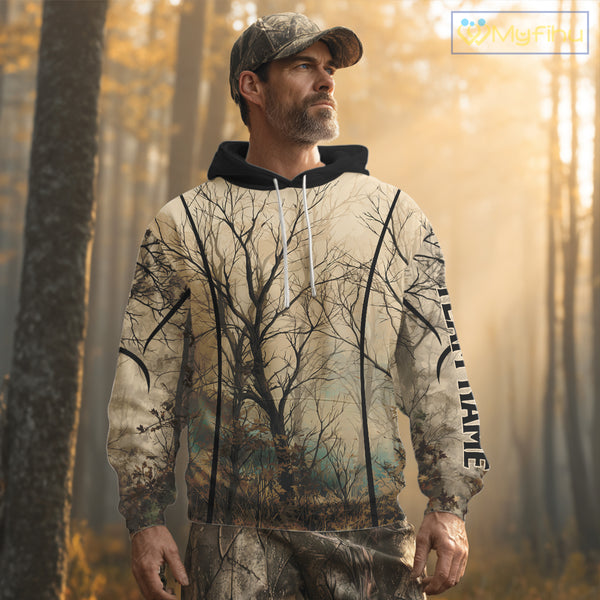 Deadwood Hunter Custom Name Long Sleeve, Hoodie Shirt NBT02