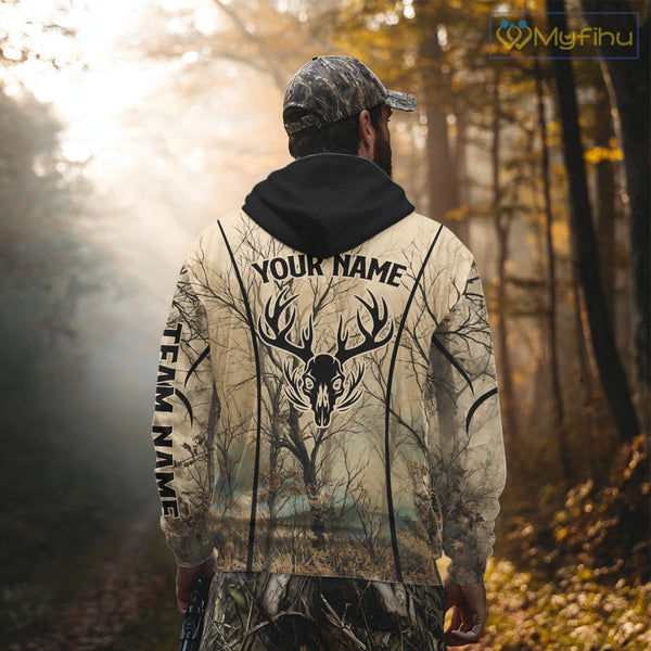 Deadwood Hunter Custom Name Long Sleeve, Hoodie Shirt NBT02