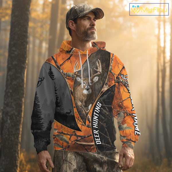 Custom Camo 3D Animal Deer Hunting Shirts Best Hunting Clothes For Hunters NBT279