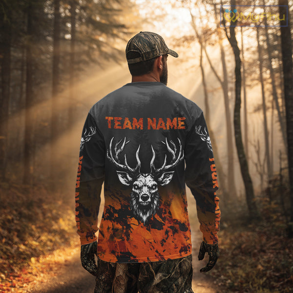 Deer Hunting Shirt Wood Ghost Orange Camo 3D All Over Print  NBT21