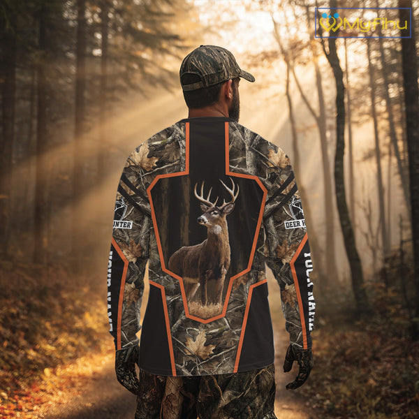 Deer Hunting 3D Prints Shirts Camouflage Shirts for Elk Hunters, Personalized Hunting Shirts NBT170