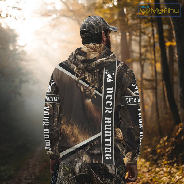 Deer Hunting Custom Name Camouflage Hunting Clothes, Deer Hunting Clothes, Hunting Gifts NBT190