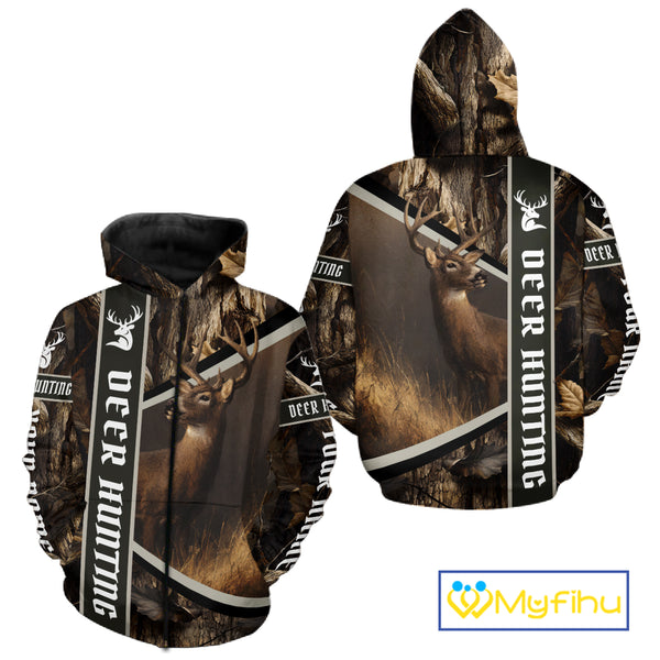 Deer Hunting Custom Name Camouflage Hunting Clothes, Deer Hunting Clothes, Hunting Gifts NBT190