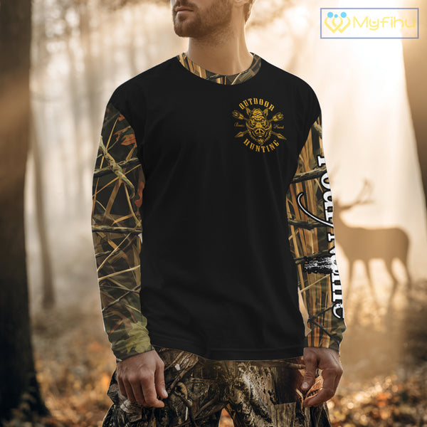 Wild Boar Hunting Camouflage 3D All Over Print Shirts Personalized Hunting Gifts NBT138