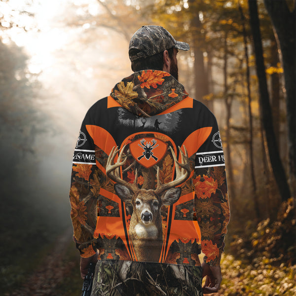 Personalized Deer Hunting 3D All Over Printed Shirts Custom Deer Camo Shirt Hunting Gifts NBT292