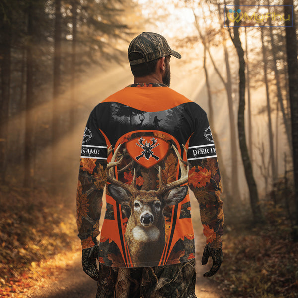 Personalized Deer Hunting 3D All Over Printed Shirts Custom Deer Camo Shirt Hunting Gifts NBT292