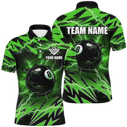 Multi-Color 8 Ball Pool Thunder Lightning Custom Women Billiard Shirts Team League Billiard Jerseys TDM1549