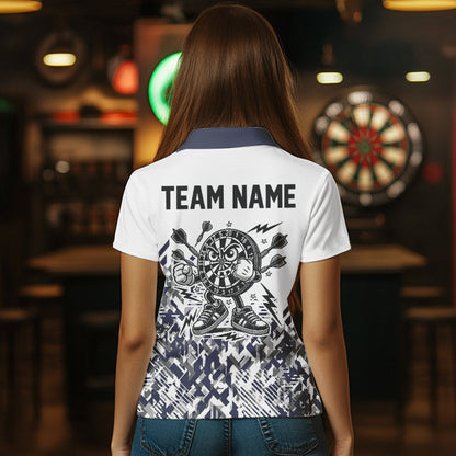 Funny Darts Shirt With Pocket Option For Women Custom Dart Jersey Outfit TDM3694