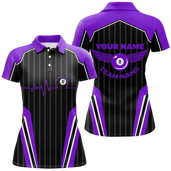 Multicolor Billiard Jerseys For Women Custom Billiard Polo Shirts, Billiard Tournament Team Shirts TDM2498