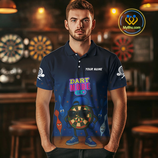Funny Dartboard Dart Mode On Custom Dart Shirts For Men, Darts Jerseys Outfit, Darts Gifts  TDM4075