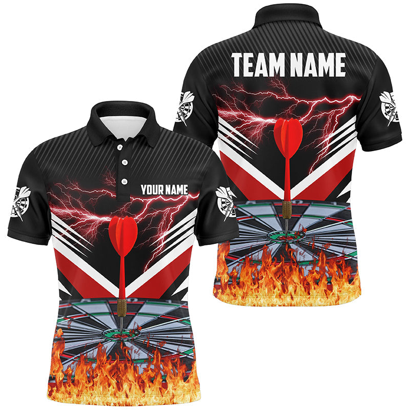 Personalized Multi-Color Darts Board Fire 3D Printed Darts Shirts For Men Women, Darts Team Jersey TDM1576