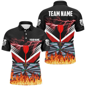 Personalized Multi-Color Darts Board Fire 3D Printed Darts Shirts For Men Women, Darts Team Jersey TDM1576