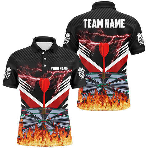 Personalized Multi-Color Darts Board Fire 3D Printed Darts Shirts For Player, Darts Team Jersey TDM1576