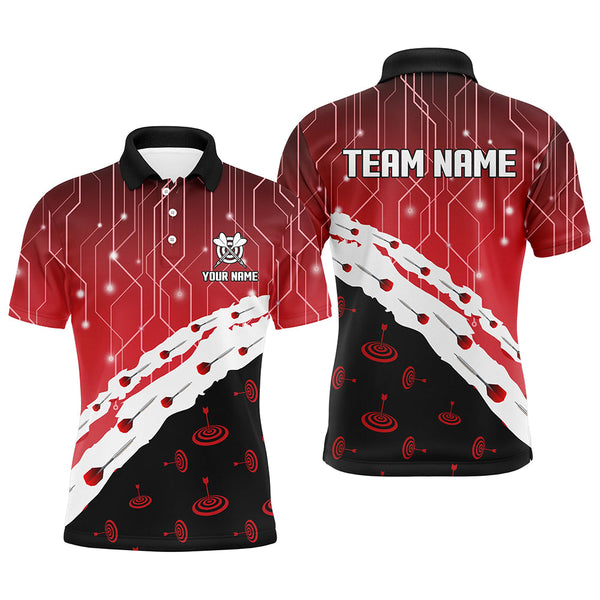 Personalized Multi-Color Darts Pattern Shirts For Player Custom Team League Darts Jerseys Attire TDM1559