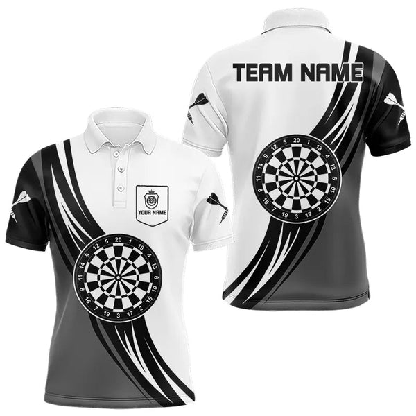 Personalized Crown Dart Shirt With Pocket Option For Men, Darts Team Jersey TDM3750