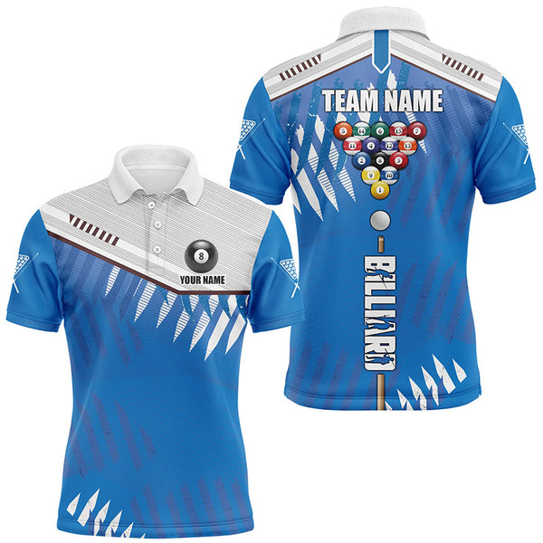 Personalized Multi-Color Billiard Tournament Sport Shirts, Billiard Balls Team Jerseys For Men TDM1857
