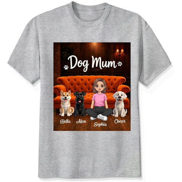 Dog Mum Custom T-shirt Personalized shirt for Dog Mom FSDM5