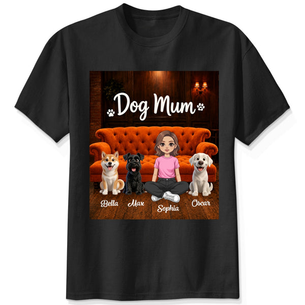 Dog Mum Custom T-shirt Personalized shirt for Dog Mom FSDM5