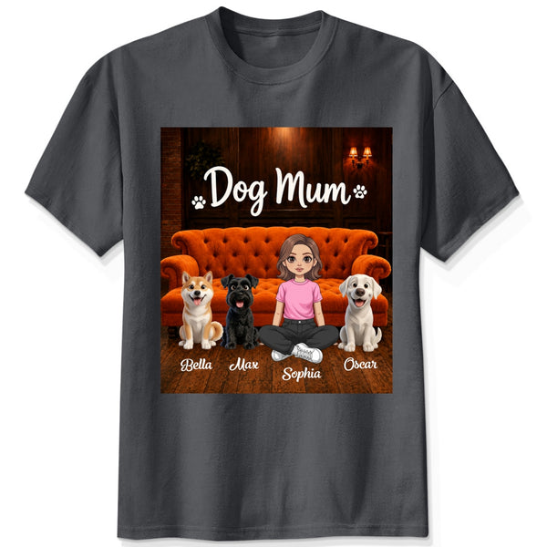 Dog Mum Custom T-shirt Personalized shirt for Dog Mom FSDM5
