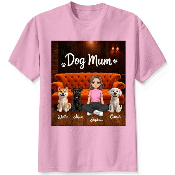 Dog Mum Custom T-shirt Personalized shirt for Dog Mom FSDM5
