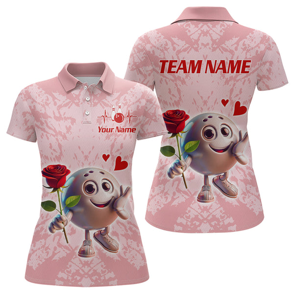 Custom Bowling Shirt for Couples Polo Ladies Bowling Shirts Sympathy Shirt for Men Women QZT610
