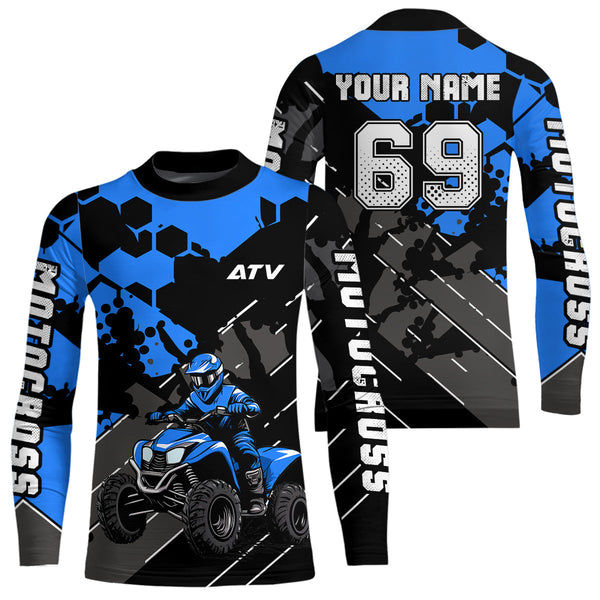 ATV Racing Jersey Custom Quad Bike Shirt ATV Riding Shirt for Men Kid Women MX93