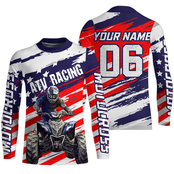 ATV Quad Bike Jersey Kid Men Women Upf30+ ATV Quad Shirt ATV Motocross Off-road MX72