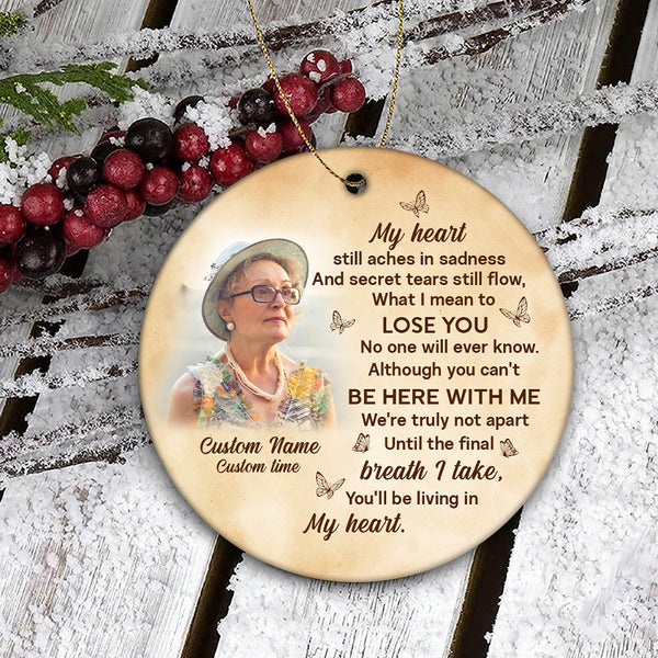 Custom Memorial Christmas Ornament For Loss of Loved One Bereavement Ornament MC90