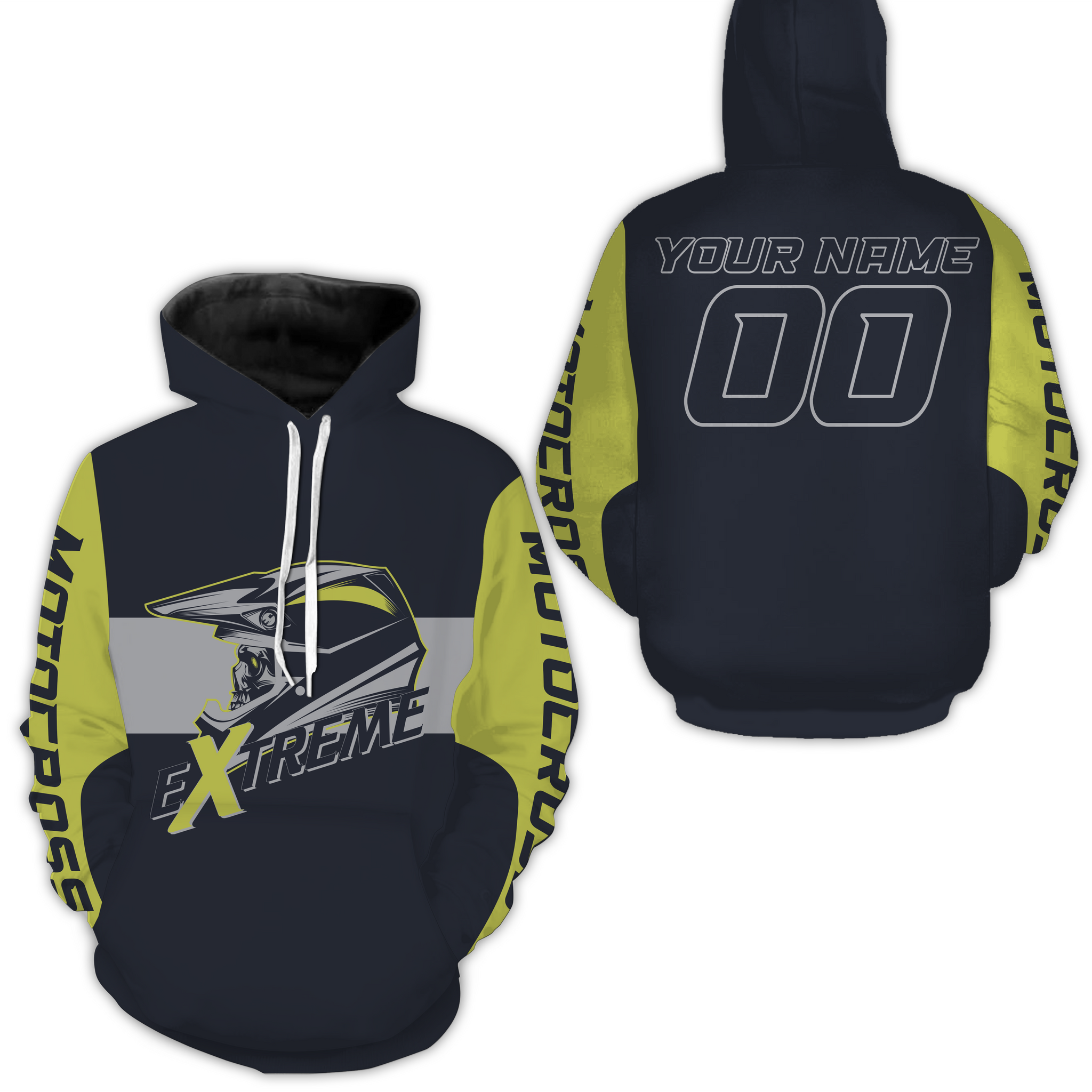 Custom Motocross Hoodie Dirt Bike Racing Hoodie For Men Women US Biker Hoodie MH37