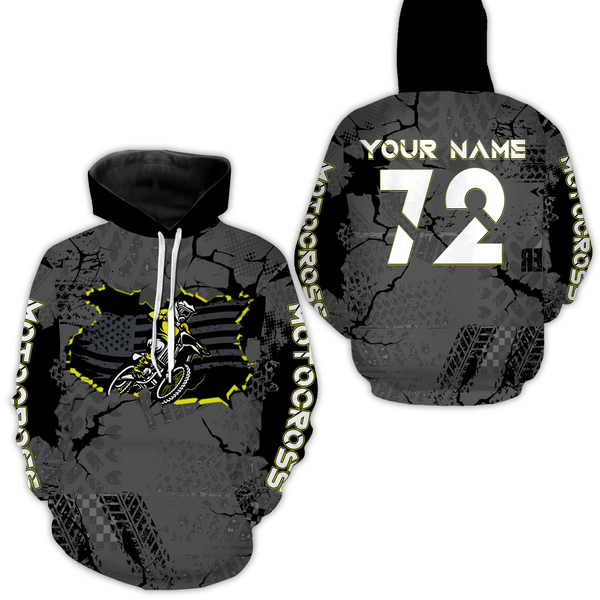 Motocross Racing Hoodie Personalized Dirt Bike Motorcycle Hoodie Men Women MH40