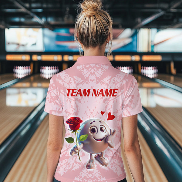 Custom Bowling Shirt for Couples Polo Ladies Bowling Shirts Sympathy Shirt for Men Women QZT610