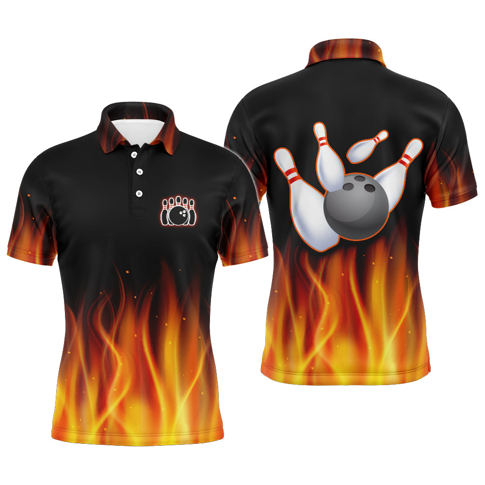 Personalisiertes Bowling-Trikot mit Namen und Teamnamen, individuelles Bowling-Team-Trikot, Bowling-Shirt QZT17