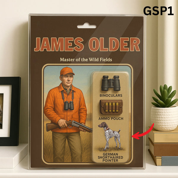 Acrylic Plaque Custom Face and Name For Upland Hunters, Pheasant Hunter FSD4697