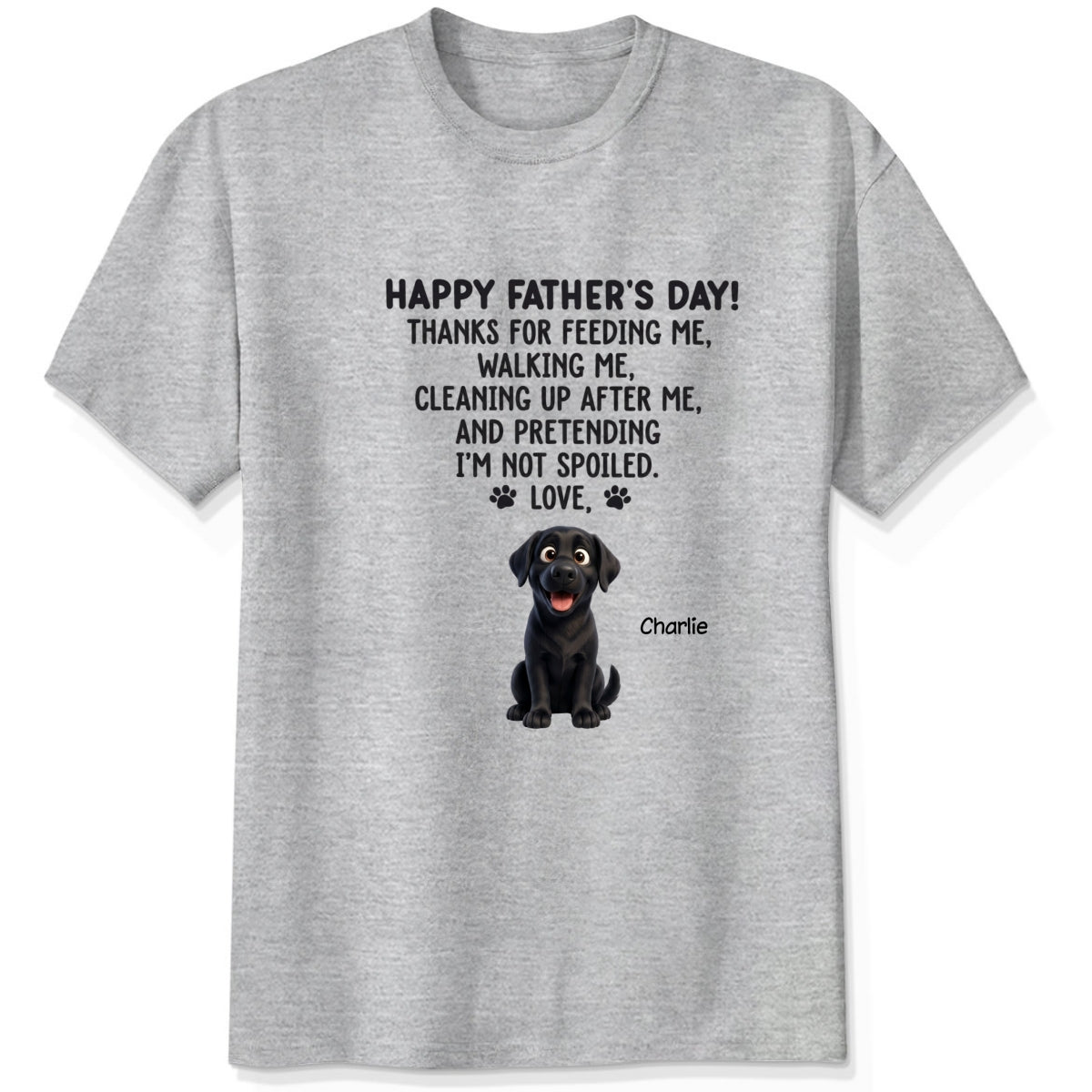 Thanks for feeding me Dad Fathers Day Gifts for Dog Dad FSDM3
