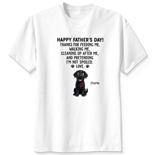 Thanks for feeding me Dad Fathers Day Gifts for Dog Dad FSDM3