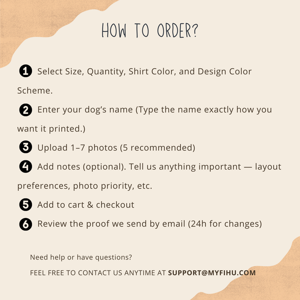 Custom Standard T-Shirt Dog Photo + Name Custom Dog Potrait Personalized Shirt FSD4797