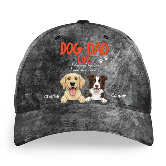 Dog Mom Dog Dad Life Hat Custom Personalized Dogs Baseball Cap FSDM26