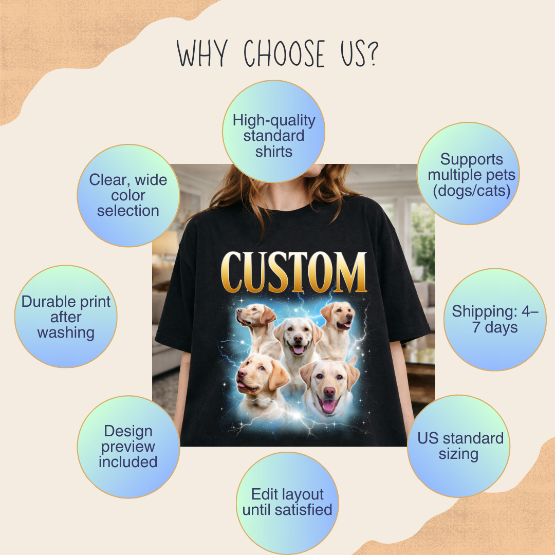 Custom Mama Patchwork Dog Photo and Name T-shirt, Beautiful Mothers Day Gift for Dog Mom FSD4809