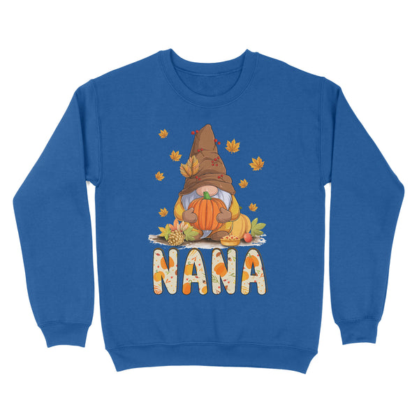 Custom Gnome Thanksgiving Nana Sweatshirt, Thanksgiving gifts for Nana FFS - IPHW1782