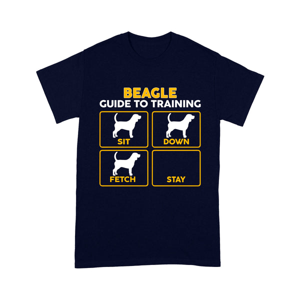 Beagle Standard T-shirt | Funny Guide to Training dog - FSD2404D08