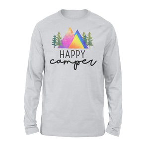 Happy Camper Shirt Camping Long sleeve shirt - FSD1462D06