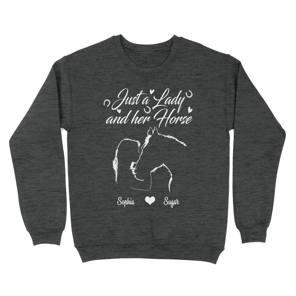 Personalized Gift For Horse Lover, Girl Love Horse Shirt For Women D02 NQS3156 Sweatshirt