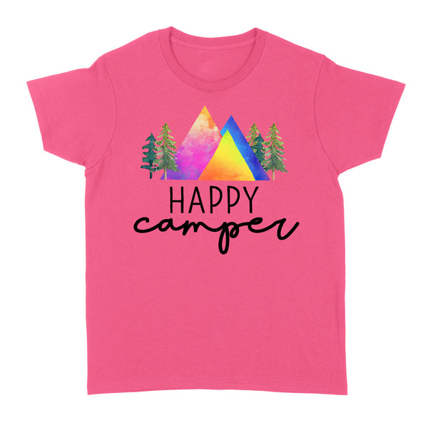 Happy Camper Shirt Camping T-shirt for Women - FSD1462D06