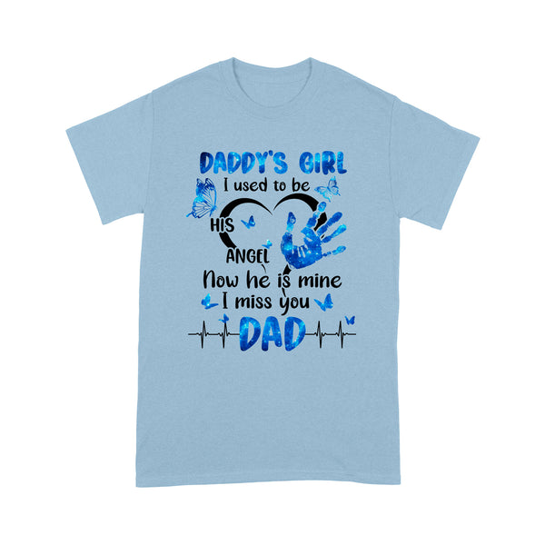 Dad Memorial T-shirt, Daddy's Girl in Heaven, Remembrance Loss of Father NTS268