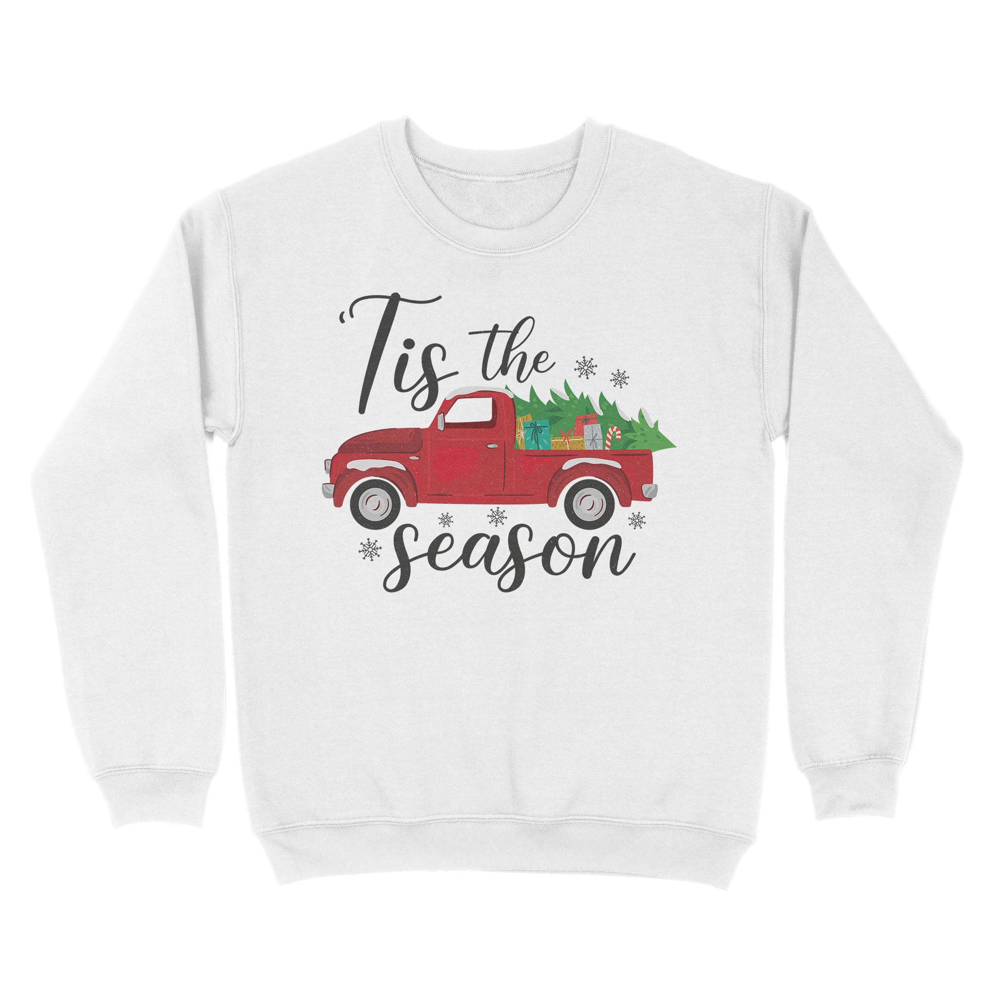 Tis The Season Christmas Sweatshirt FFS - IPHW1919